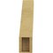 Ekena Millwork 5-inch W x 16-inch D x 22-inch H Valencia Rough Cedar Woodgrain TimberThane Knee Brace, Primed BRCUR05X16X22VALRCPR - alternate 6